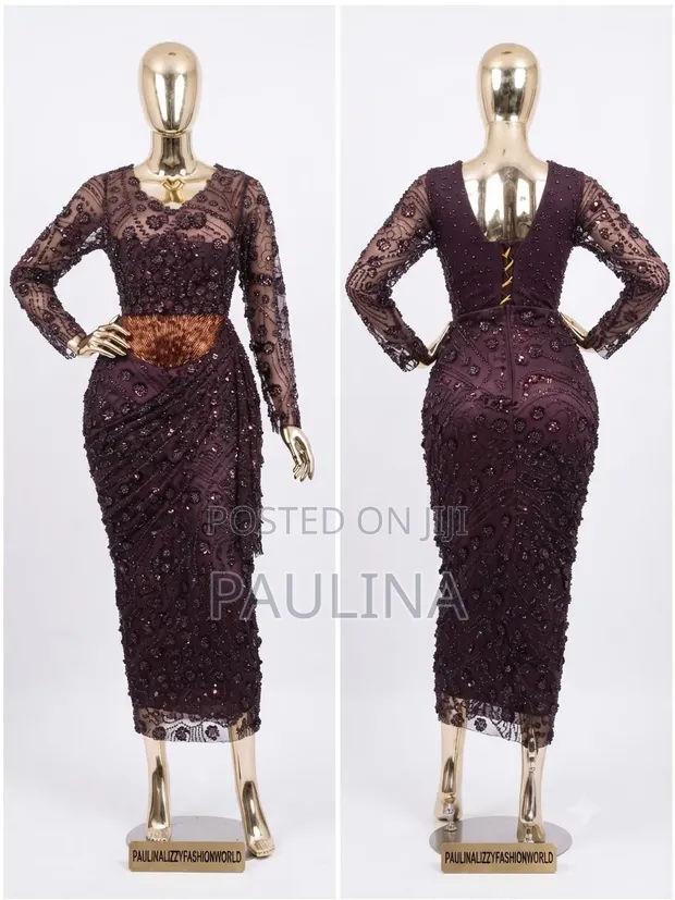 Paulina Beaded Lace Blouse and Iro Skirt Set - 1