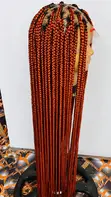 Knotless Braided Wig - Ginger - 2