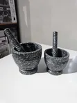 Mini Mortar and Pestle Set - Spice Garlic Crusher - 2