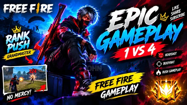 Custom Gaming Thumbnail Design - 1