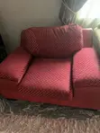 Home Interiors Red Sofa Chairs (Set of 2) - 4