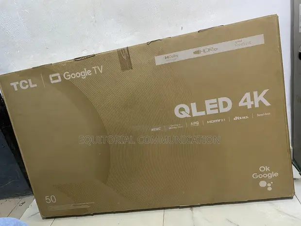 TCL 50-Inch 50C645 QLED Smart TV (100-240V) - 1