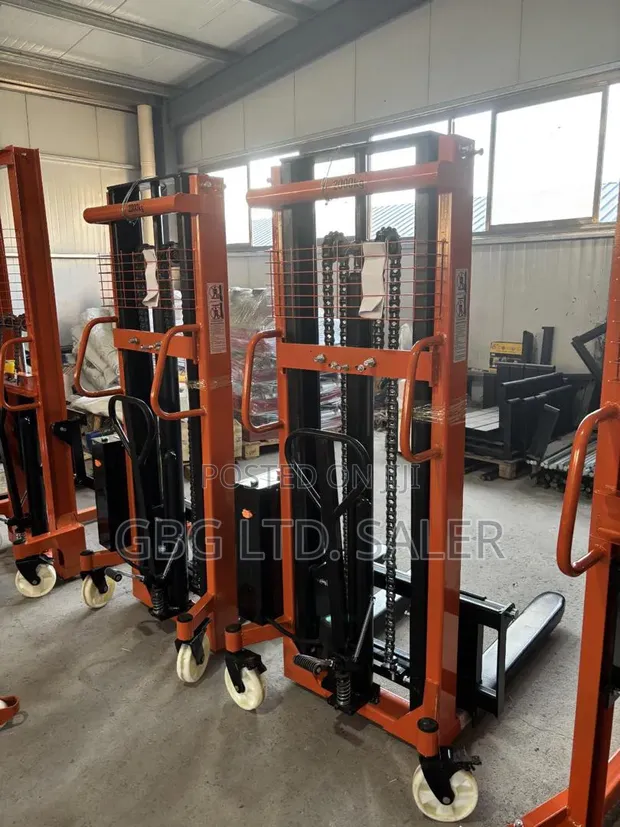 1 Ton Electric/Manual Stacker Lift - GBG - 1