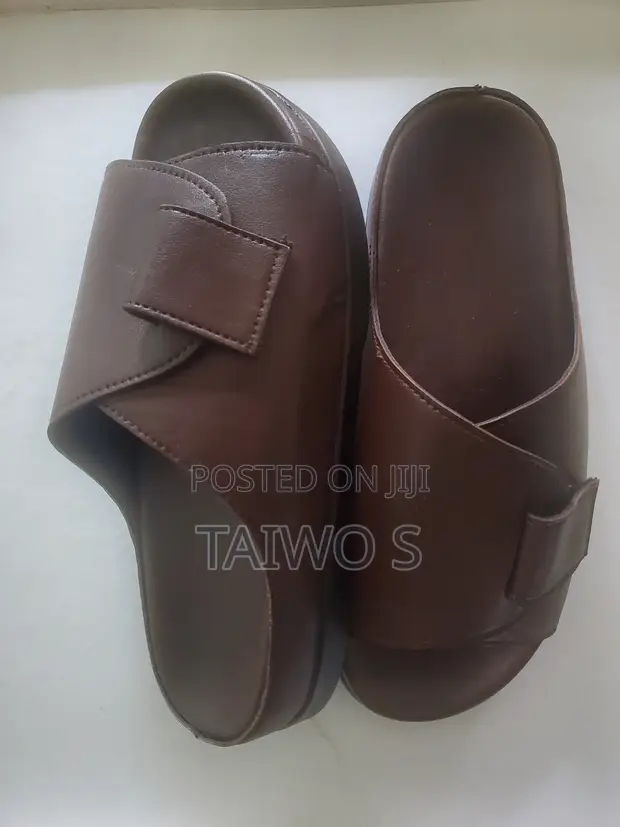 Tan Brown Slip-On Shoes - Size 43 - 1