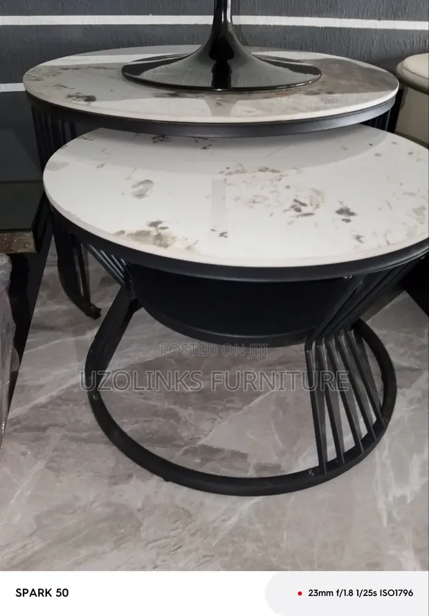 Home Interiors Center Table with Stools - 1