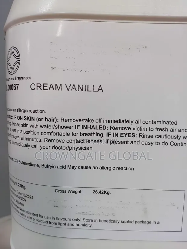 Cream Vanilla Flavouring - 1