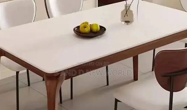 Home Interiors Six Seater Rectangular Dining Set - Brand New - 1