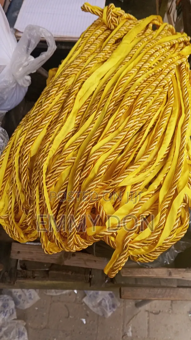 Gold Twisted Cord Trim with Lip - 1