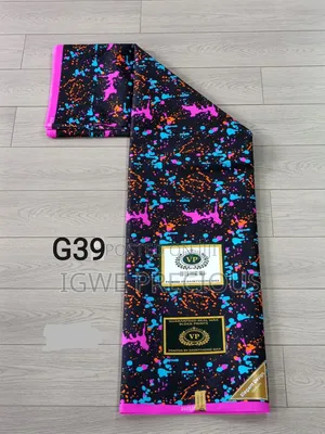 Ankara Fabric - Multi-Color Wax Print
