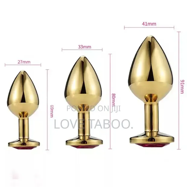Gold Butt Plug Set - 1