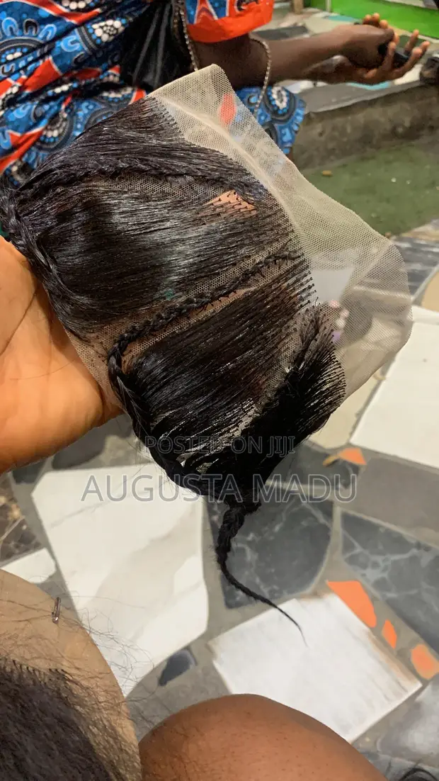 Glueless Frontal for Gele - 1