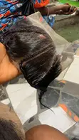 Glueless Frontal for Gele - 1