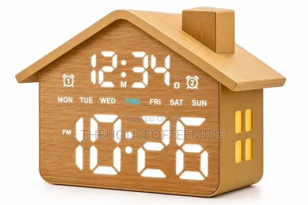 Digital LED Clock with Alarm and Calendar - 1