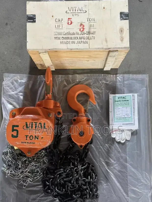 Vital 5-Ton Manual Chain Block - 1