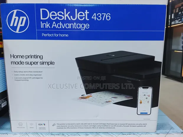 HP DeskJet Ink Advantage 4376 Printer - 1