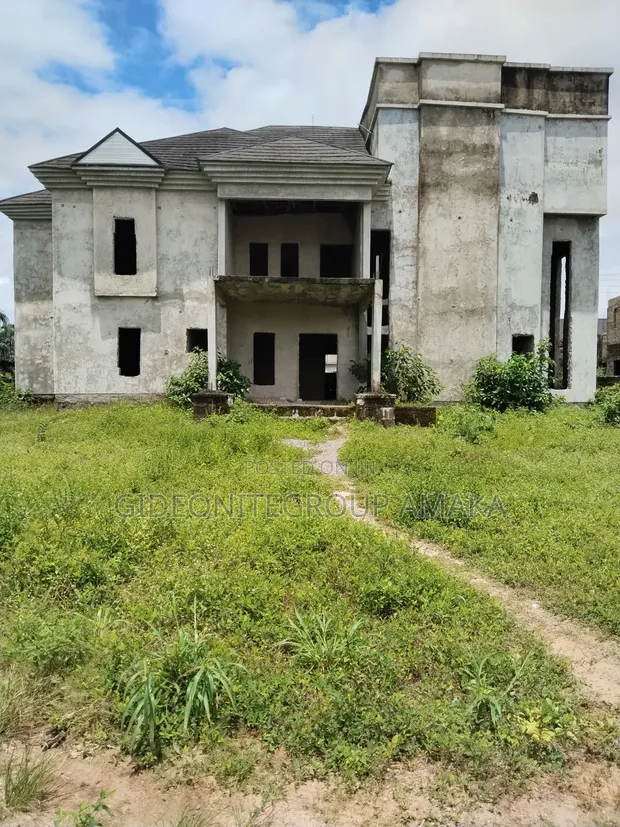 5-Bedroom Uncompleted Duplex for Sale, Nut Road, Abraka - 1