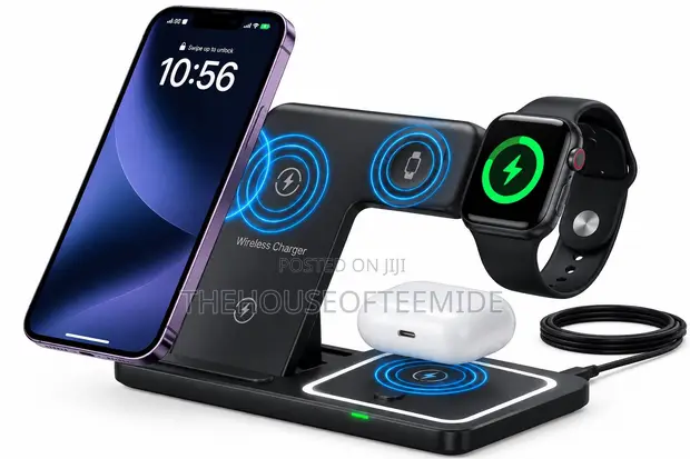 3-in-1 Naushi Mara Wayar Mai Sauri Mai Ninka - 1