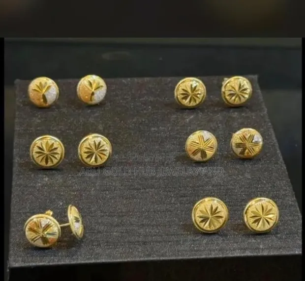18 Karat Gold Earrings - 1