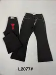 Ok Jeans Baggy Fit Mazan Ji-Kasa Mai Launuka Daban-Daban - 4