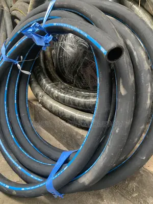 Heavy Duty Rubber Fuel Hose - Blue Stripe - 1.5"/2"