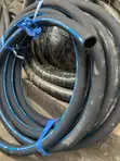Heavy Duty Rubber Fuel Hose - Blue Stripe - 1.5"/2" - 1