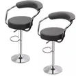 Luxury Bar Stool - Tsawon Da Zai Canza, Mai Juyawa - 2