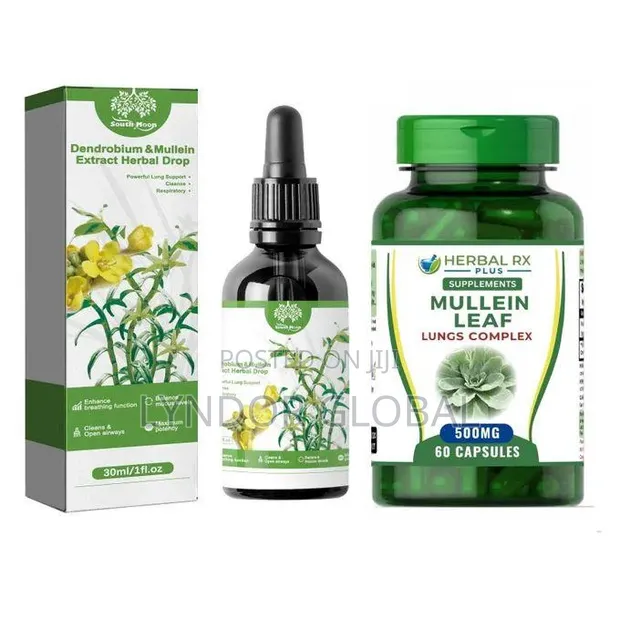 South Moon Dendrobium & Mullein Extract Drops & Capsules - 1
