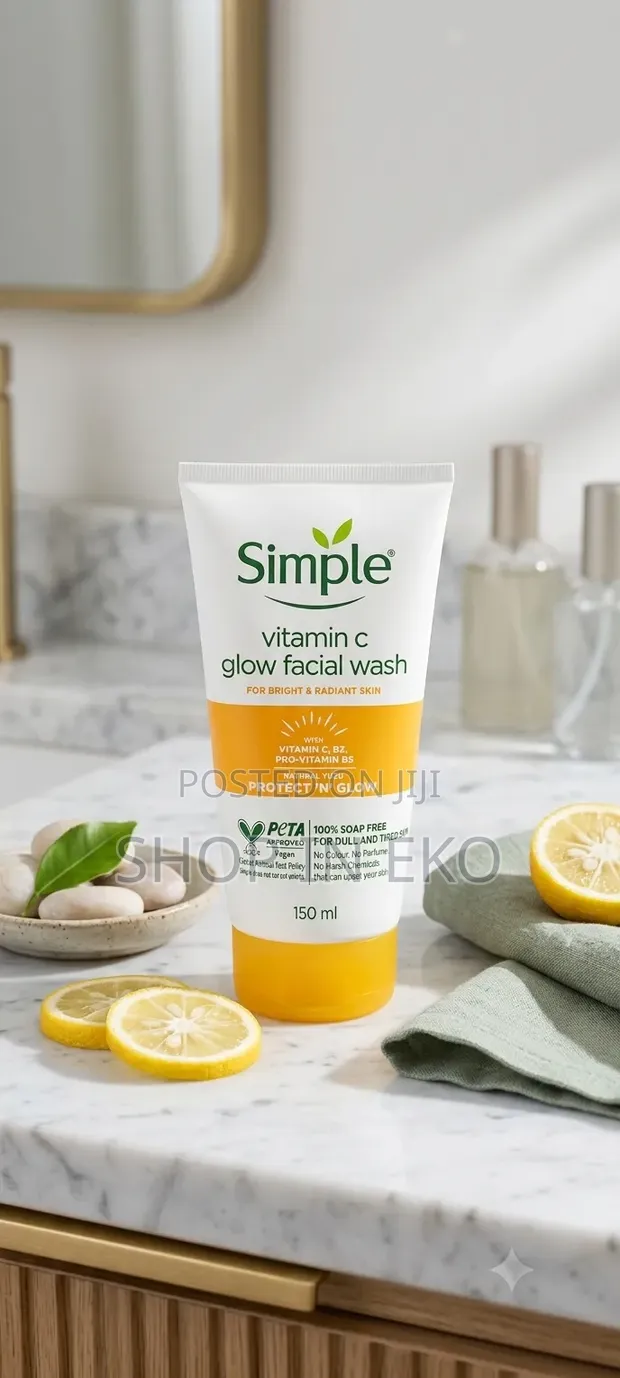 Simple Protect 'N' Glow Vitamin C Glow Facial Wash - 150ml - 1