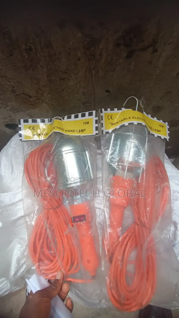 Portable Electric Hand Lamp with 10m Cable - 1
