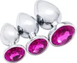 Silver Butt Plugs Set - Icon - 2
