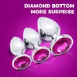 Silver Butt Plugs Set - Icon - 5