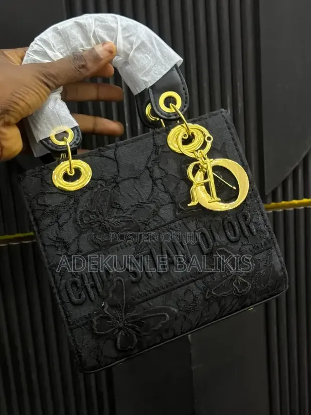 Christian Dior Butterfly Bag - Black - 1