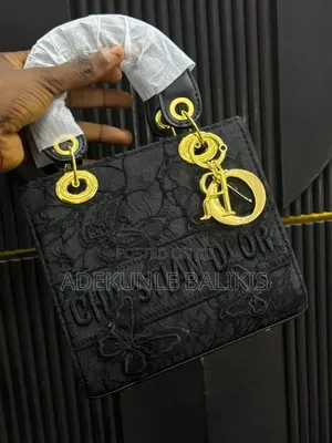 Christian Dior Butterfly Bag - Black