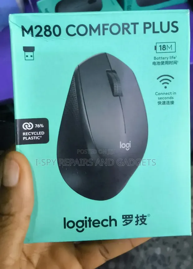 Logitech M280 Comfort Plus Wireless Mouse - 1