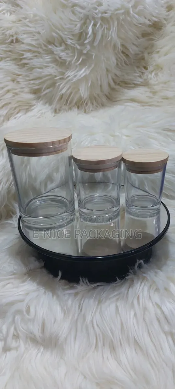 Candle Jars - Various Finishes & Lids - 1