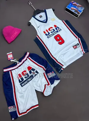 USA Basketball 1992 Dream Team #9 Jersi da Shorts