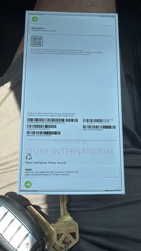 New Apple iPhone 18 Pro 256GB Blue - 1