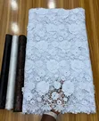 Classy White Lace Fabric - Celebrity Standard - 1