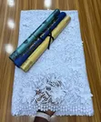 Classy White Lace Fabric - Celebrity Standard - 3