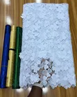 Classy White Lace Fabric - Celebrity Standard - 4
