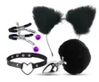 Fluffy Bunny Tail & Accessories Set - 3