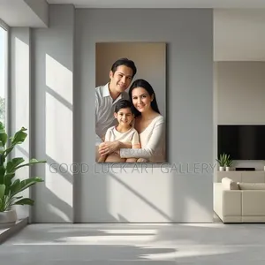 Framed Canvas Family Portrait - Wall Art
