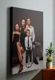 Framed Canvas Family Portrait - Wall Art - 4