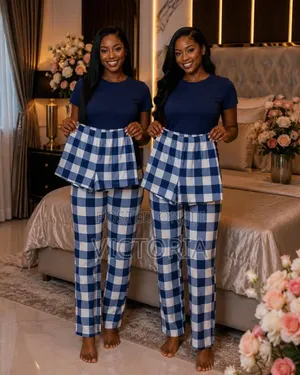 Nija Made 4-in-1 Cotton Pajama Set - Blue