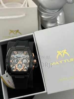 Matturi Rubber Watch - Water Resistant Chronograph
