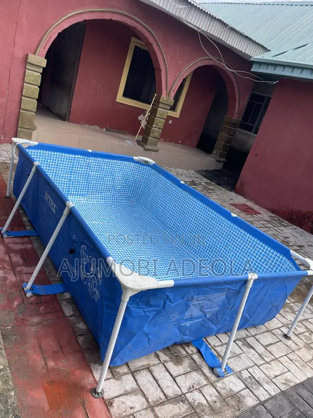 Intex Rectangular Frame Swimming Pool (Used) - 1