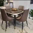 Home Interiors 4-Seater Dining Set - Brand New - 1