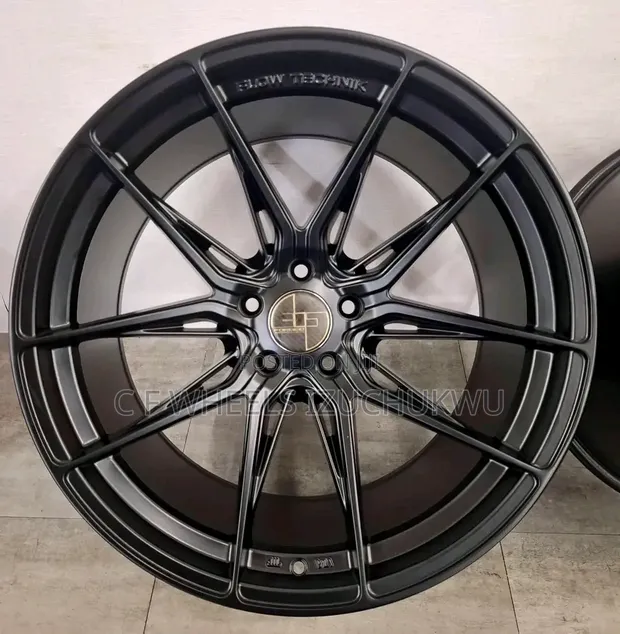 18-Inch All Black Racing Wheels (Used) - 1
