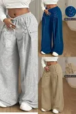 Ladies Wide-Leg Cotton Joggers - Brand New - 2