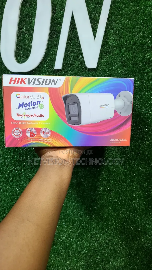 Hikvision 4MP IP Outdoor Camera Mai Sauraren Magana Biyu - 1